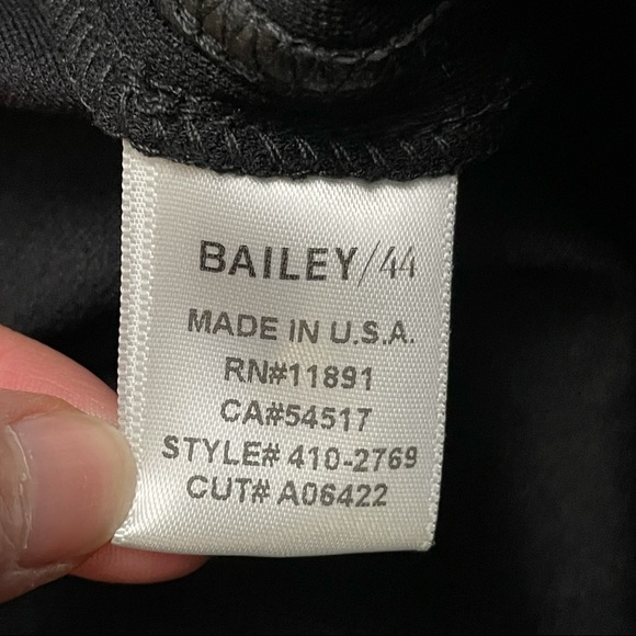 Bailey 44 Black Vegan Faux Leather Laser Cut Pants Size M Illusion Legging - Picture 8 of 9